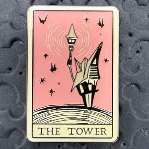 Disney Loungefly Nightmare Before Christmas Tarot Card The Tower trading pin